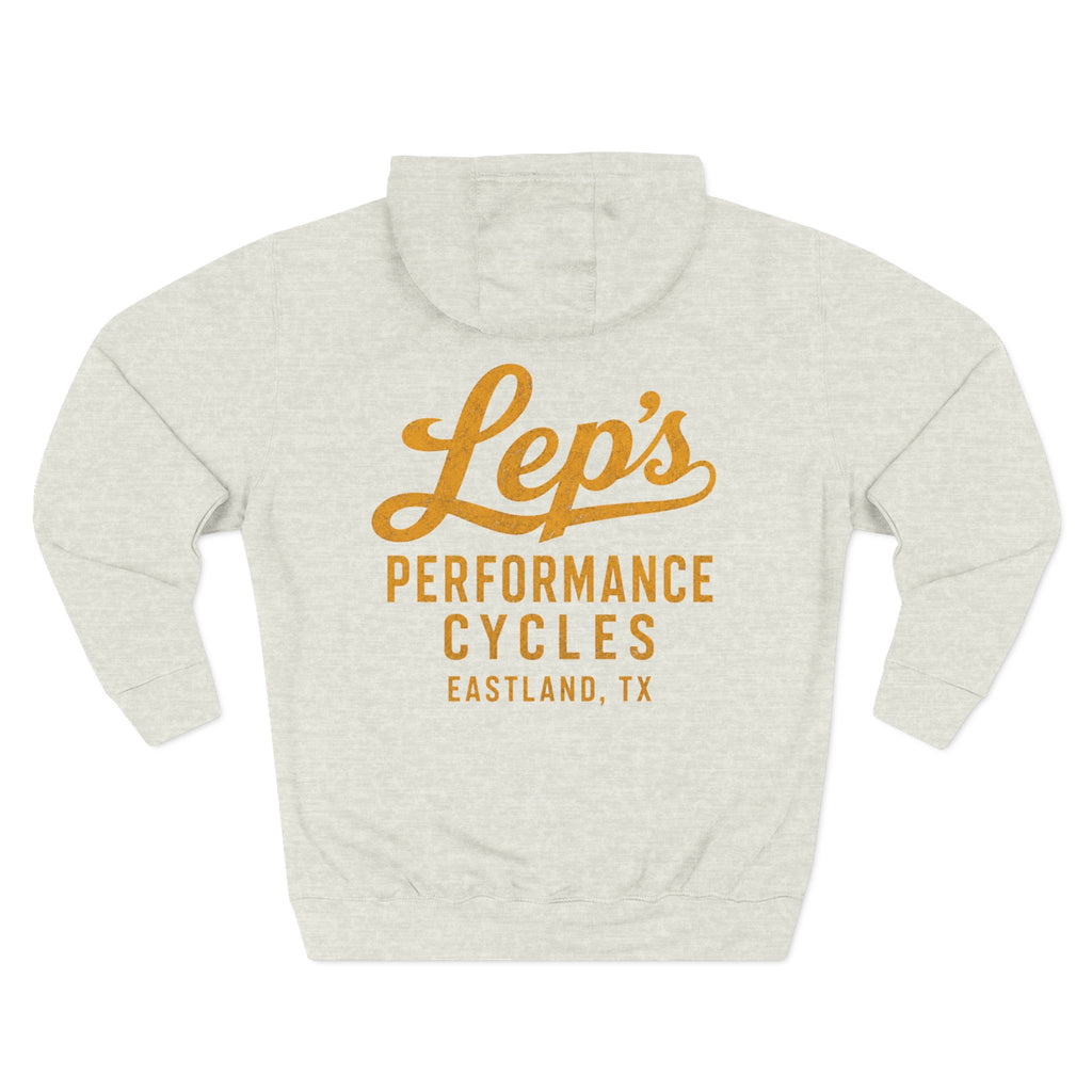 Hoodie — Lep’s Performance Cycles Logo Pullover (Eastland, TX)