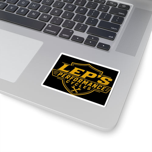 Kiss-Cut Sticker — "LEP'S Performance Cycles" Motorcycle Logo Decal