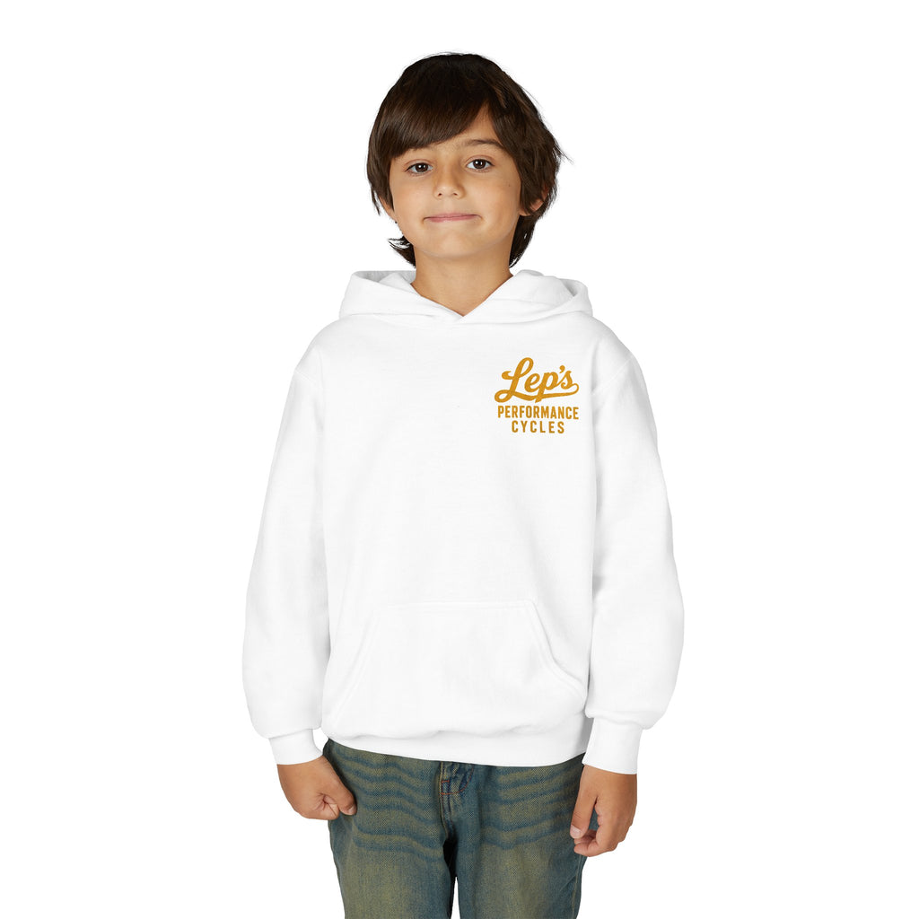 Lep's Performance Cycles Youth Hoodie — Eastland, TX Bicycle Club Sweatshirt