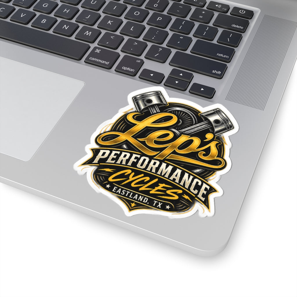 Performance Cycles Sticker — 'Lep’s Performance Cycles' Kiss-Cut Motorcycle Decal