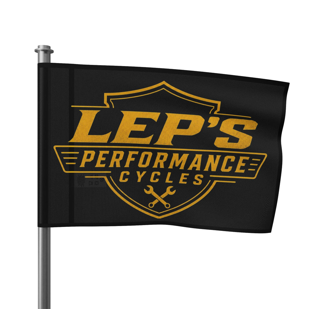 Flag — Lep's Performance Cycles Logo Flag