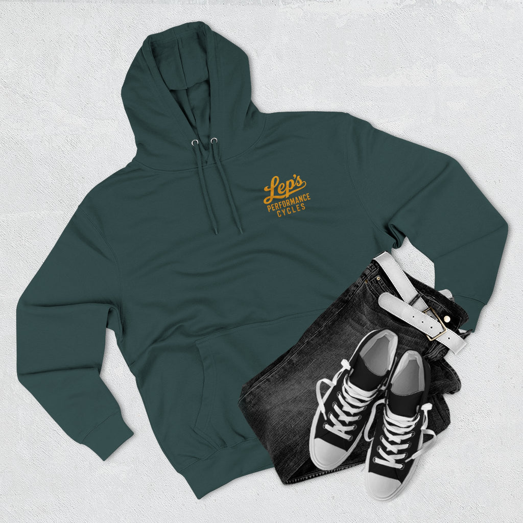 Hoodie — Lep’s Performance Cycles Logo Pullover (Eastland, TX)