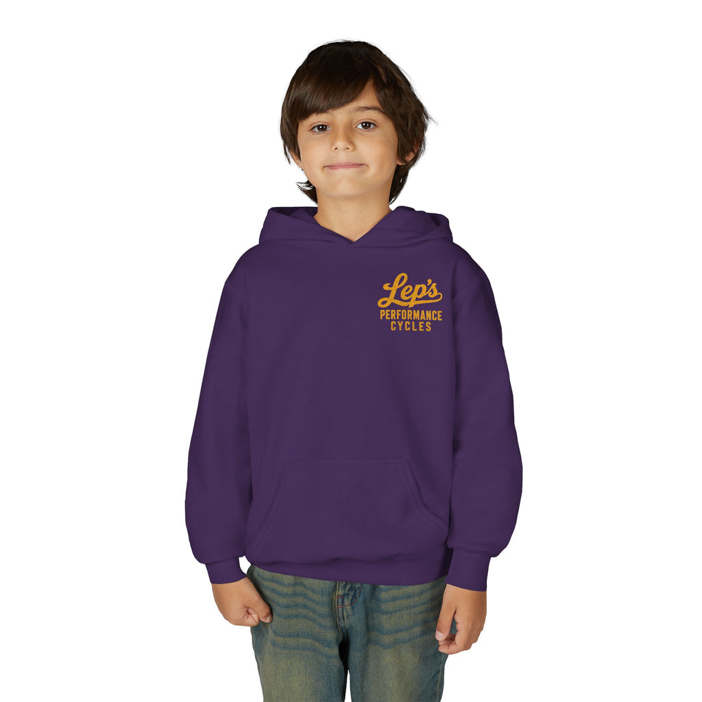 Lep's Performance Cycles Youth Hoodie — Eastland, TX Bicycle Club Sweatshirt