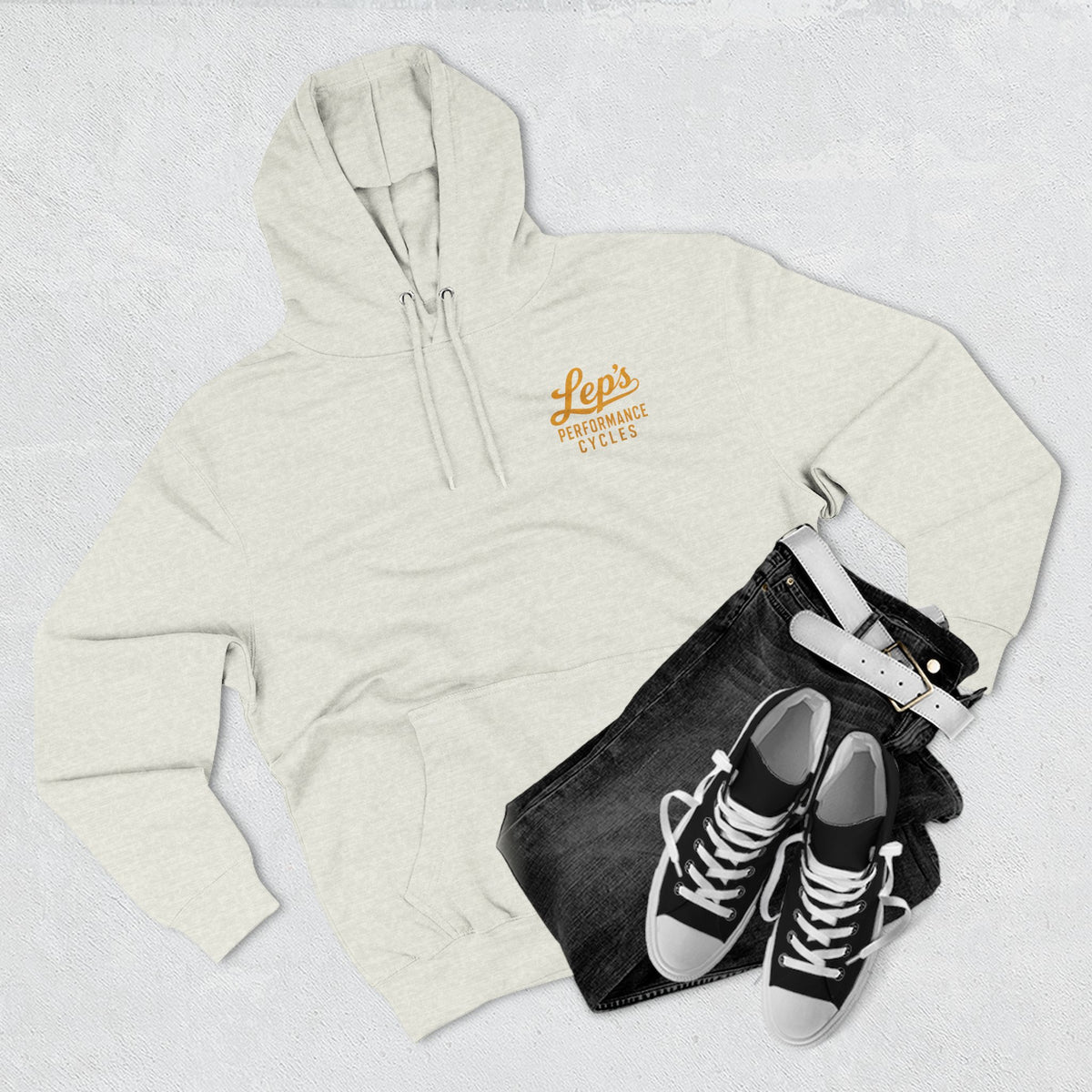 Hoodie — Lep’s Performance Cycles Logo Pullover (Eastland, TX)