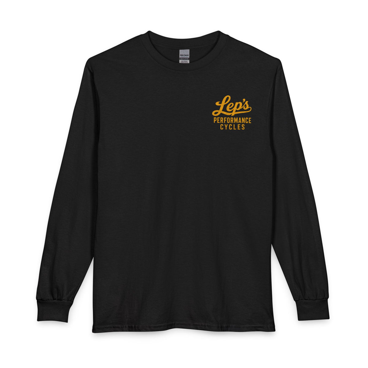 Lep’s Performance Cycles Long Sleeve Tee — Vintage Bike Shop Shirt