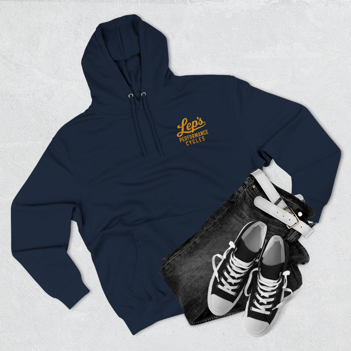 Hoodie — Lep’s Performance Cycles Logo Pullover (Eastland, TX)