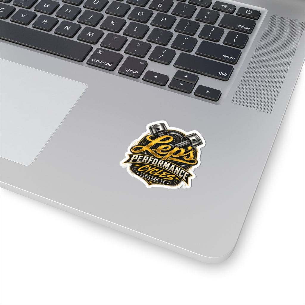 Performance Cycles Sticker — 'Lep’s Performance Cycles' Kiss-Cut Motorcycle Decal