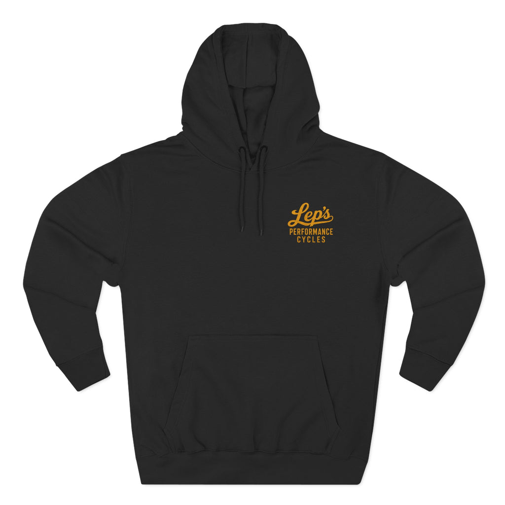 Hoodie — Lep’s Performance Cycles Logo Pullover (Eastland, TX)