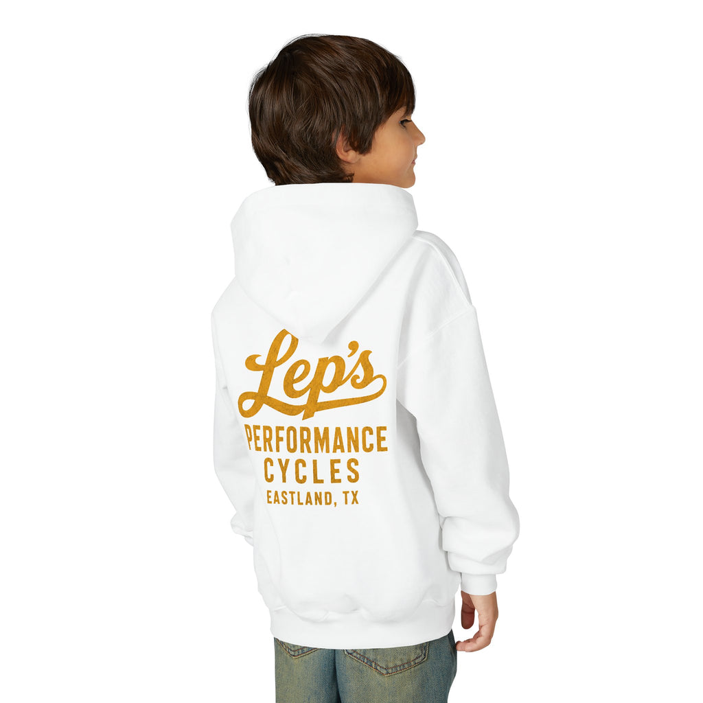 Lep's Performance Cycles Youth Hoodie — Eastland, TX Bicycle Club Sweatshirt