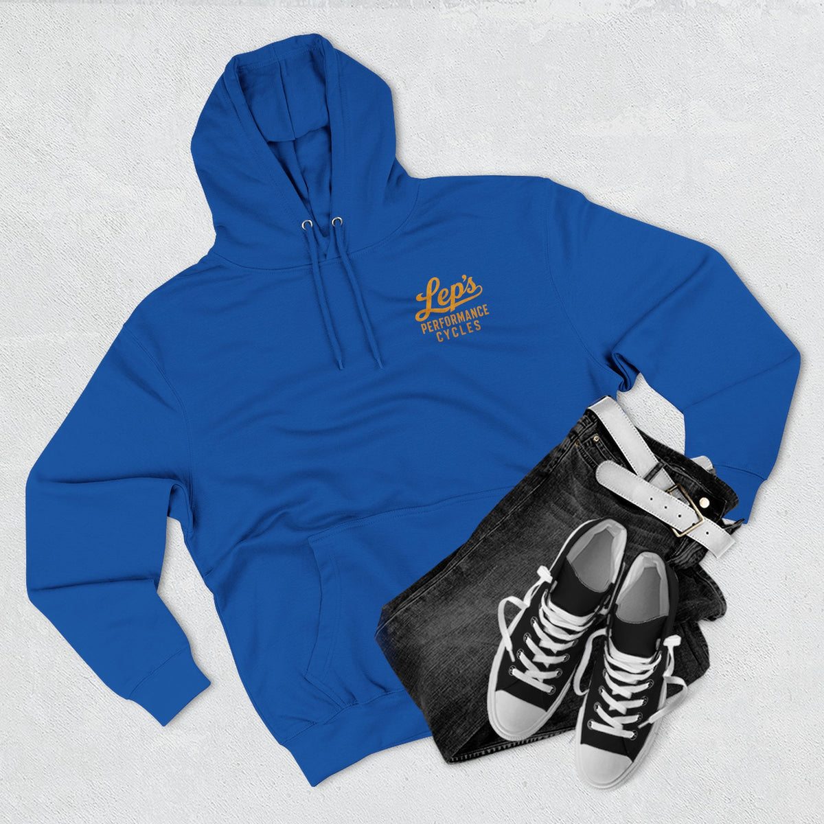 Hoodie — Lep’s Performance Cycles Logo Pullover (Eastland, TX)