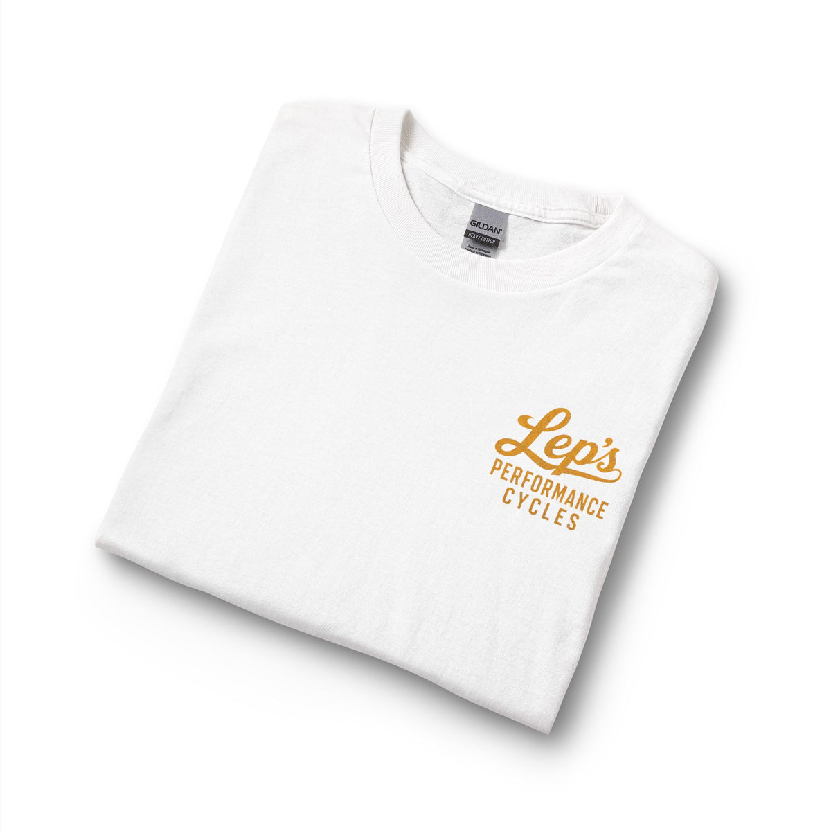 Lep’s Performance Cycles Long Sleeve Tee — Vintage Bike Shop Shirt
