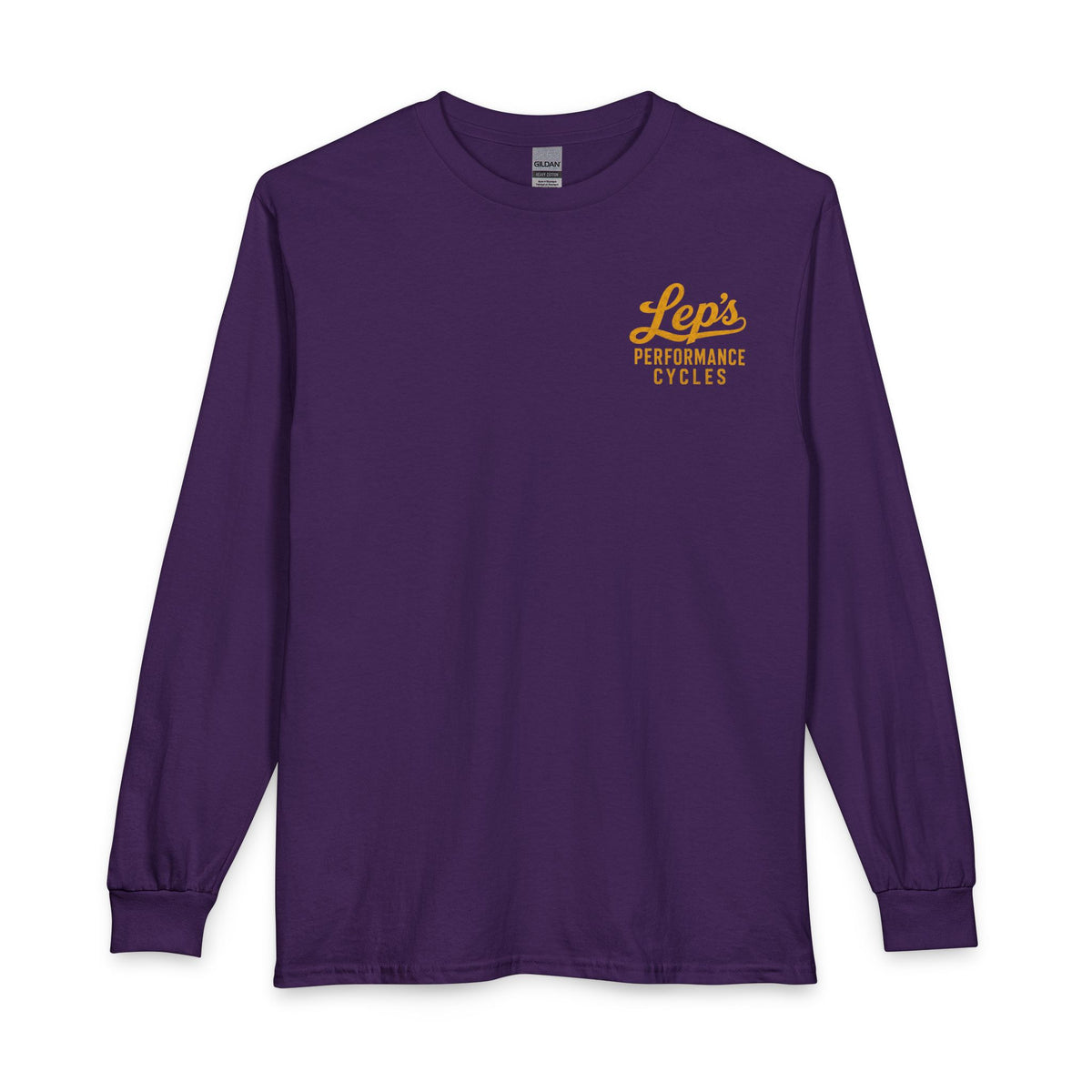 Lep’s Performance Cycles Long Sleeve Tee — Vintage Bike Shop Shirt