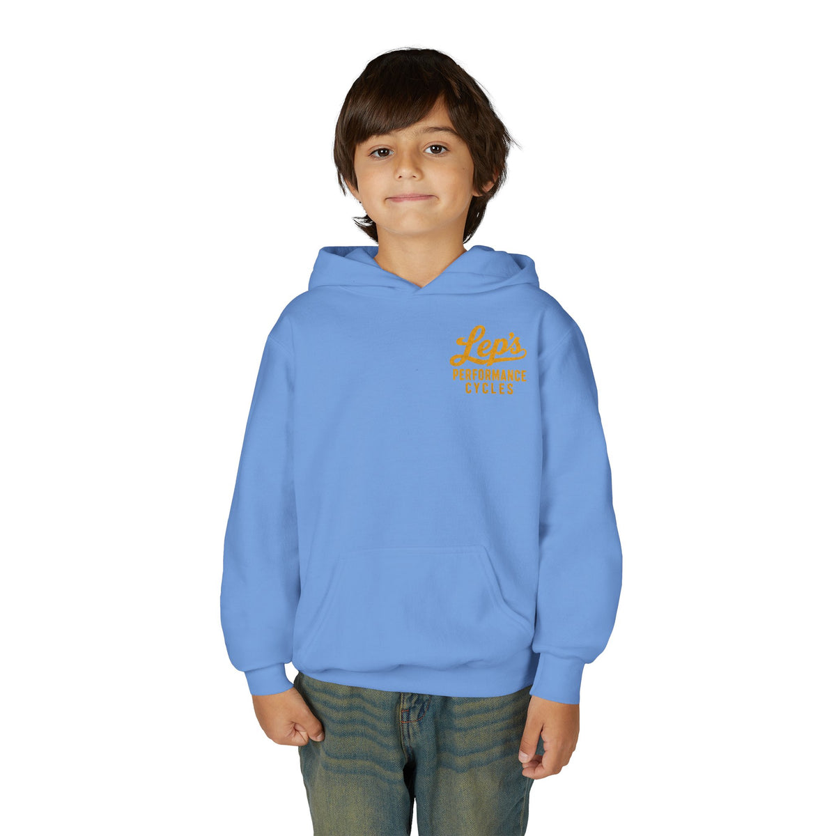 Lep's Performance Cycles Youth Hoodie — Eastland, TX Bicycle Club Sweatshirt