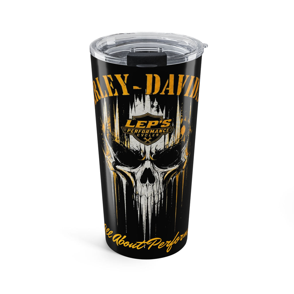 Skull Motorcycle 20oz Tumbler — LEP's Performance Biker Travel Mug