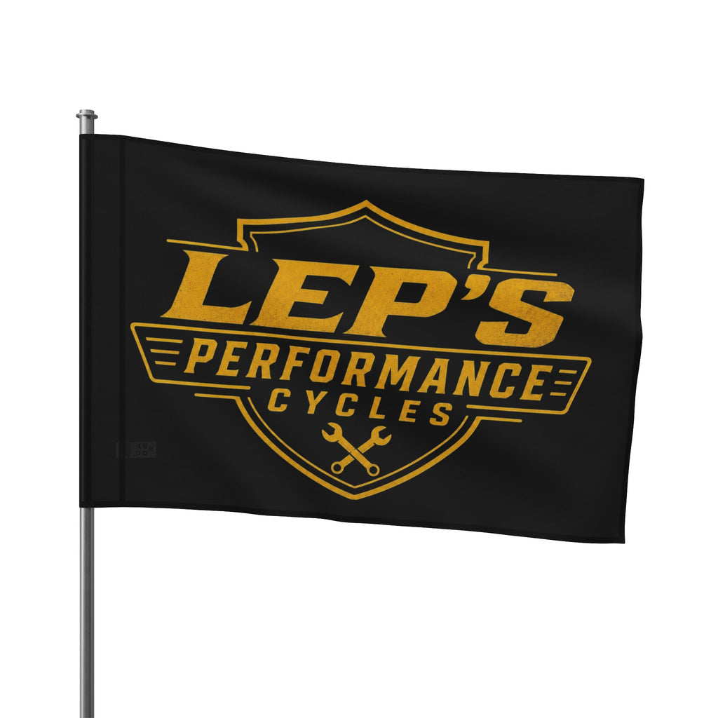 Flag — Lep's Performance Cycles Logo Flag