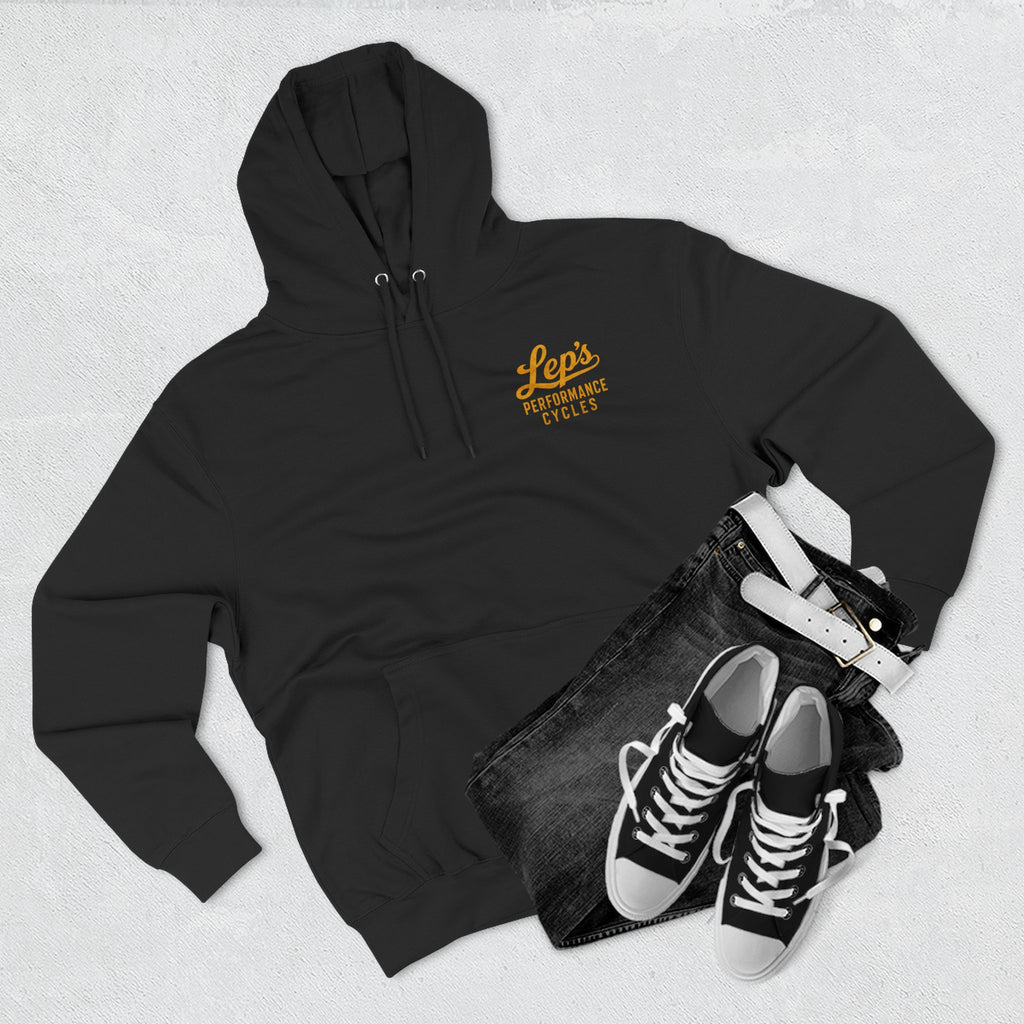 Hoodie — Lep’s Performance Cycles Logo Pullover (Eastland, TX)