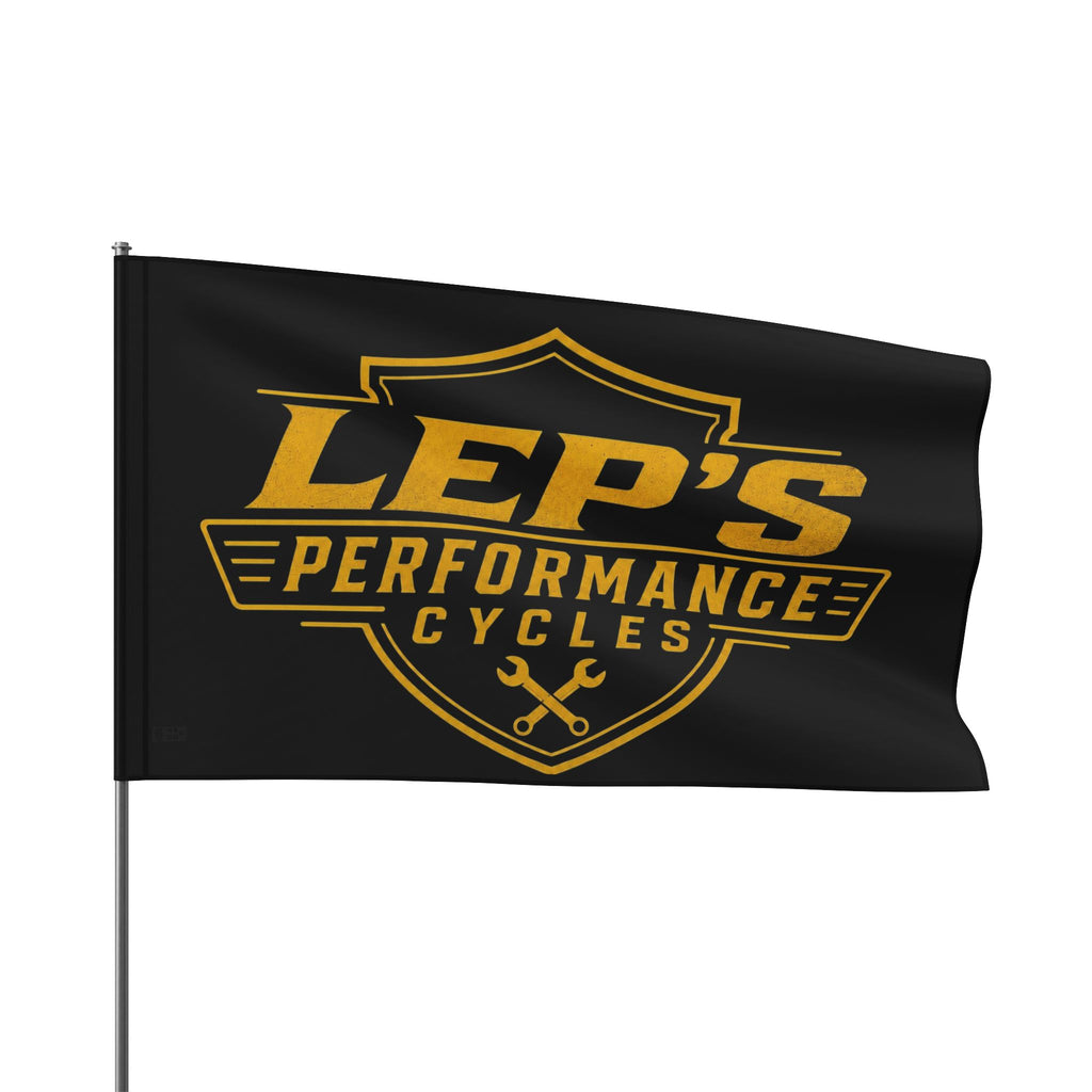 Flag — Lep's Performance Cycles Logo Flag