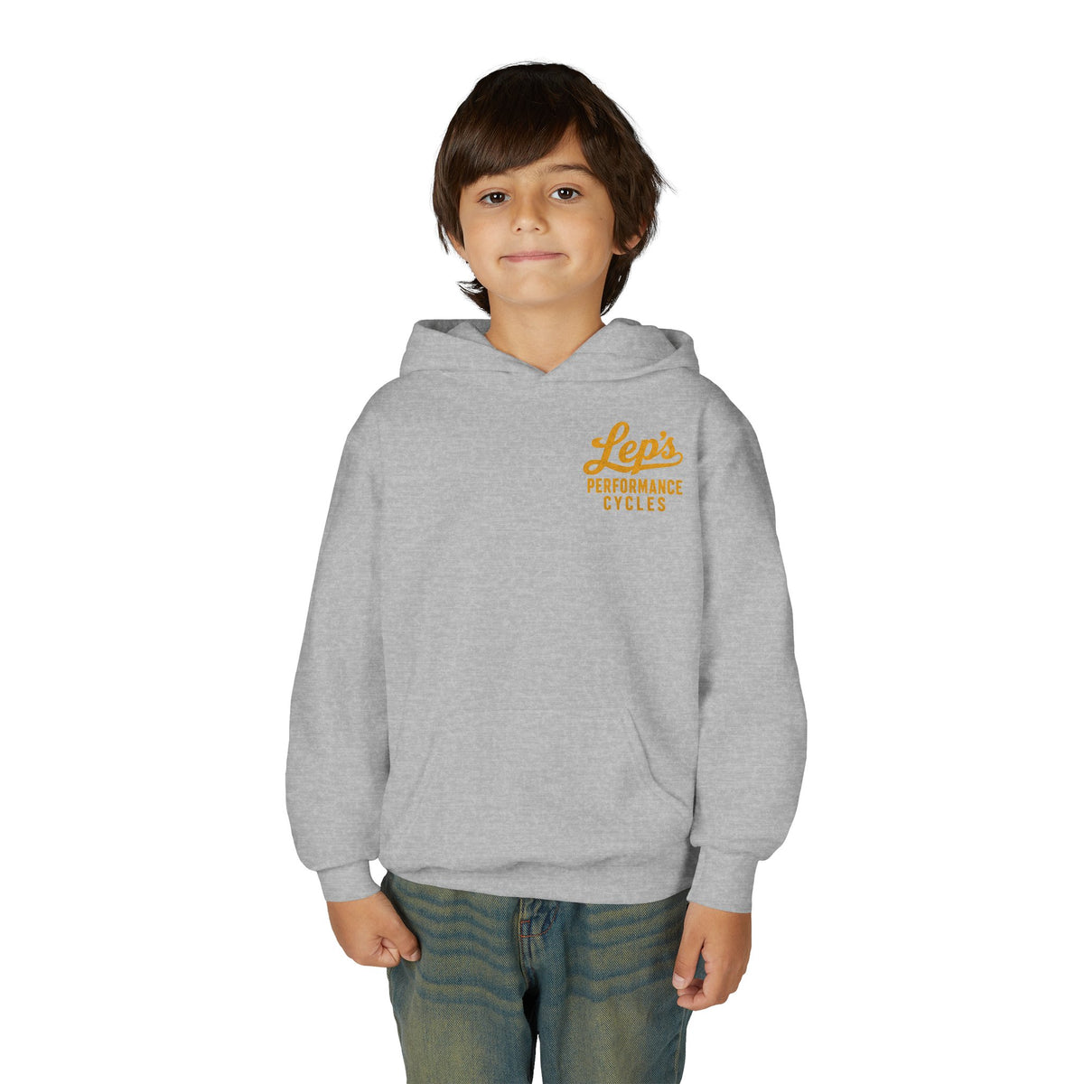 Lep's Performance Cycles Youth Hoodie — Eastland, TX Bicycle Club Sweatshirt