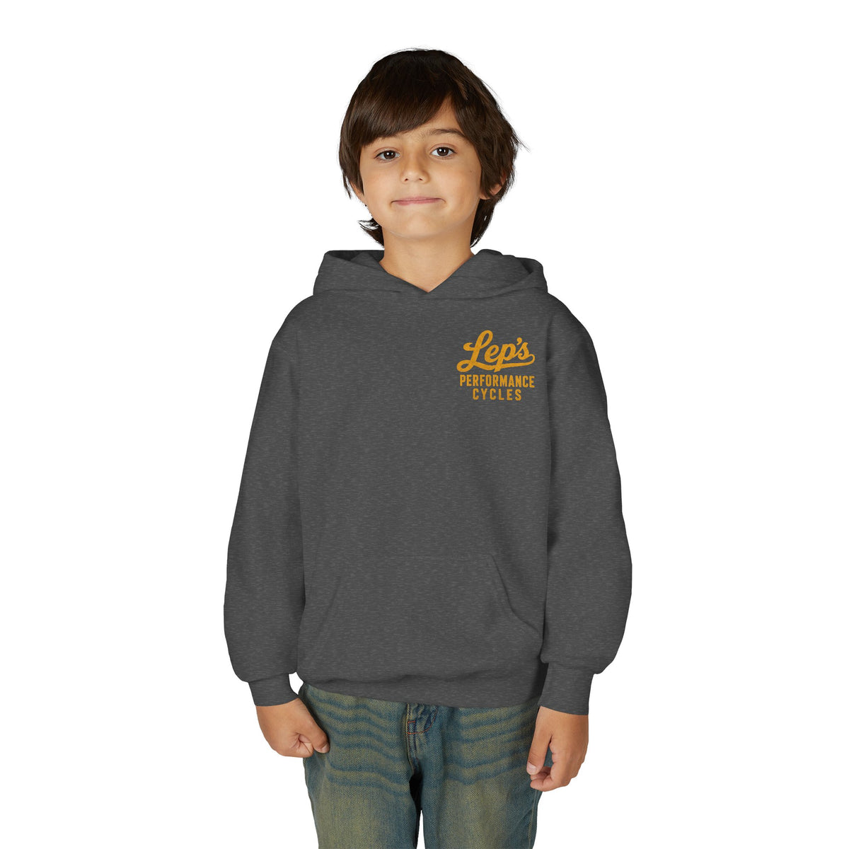 Lep's Performance Cycles Youth Hoodie — Eastland, TX Bicycle Club Sweatshirt