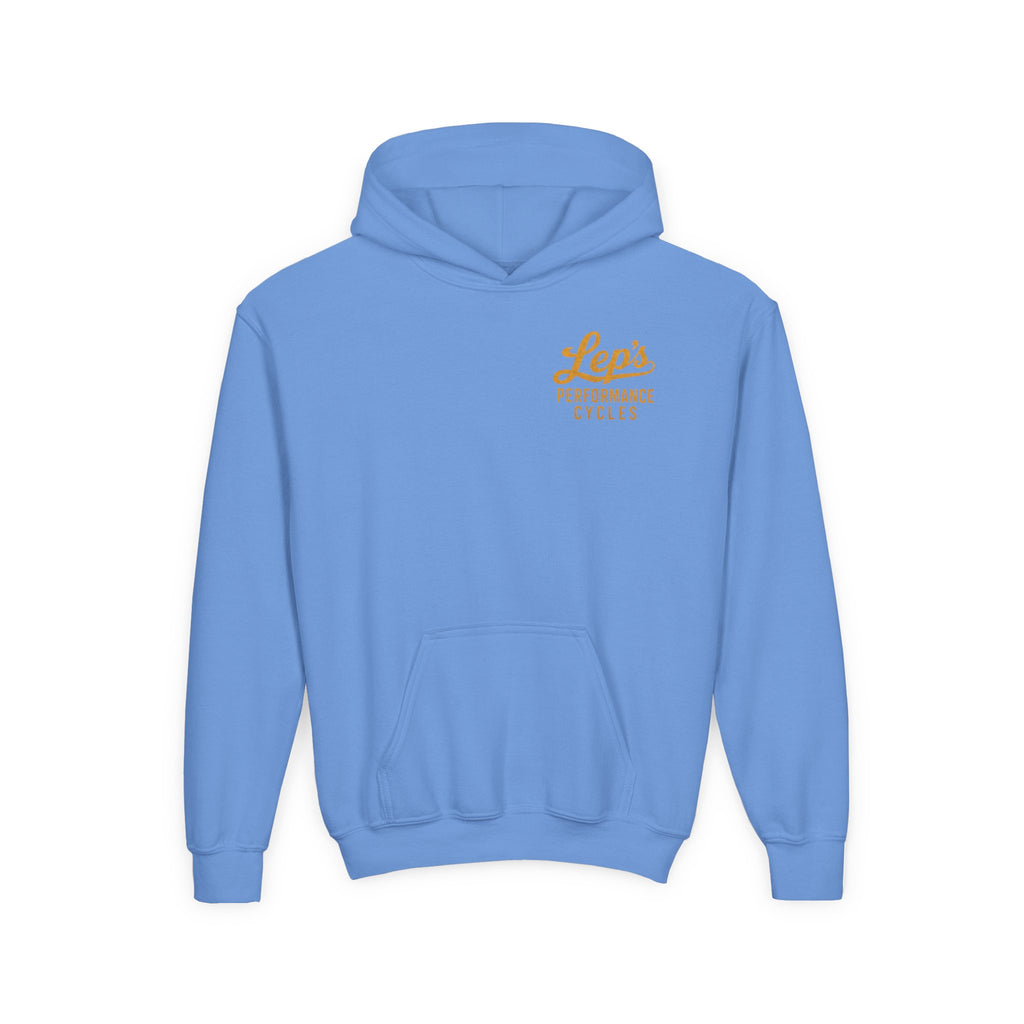 Lep's Performance Cycles Youth Hoodie — Eastland, TX Bicycle Club Sweatshirt