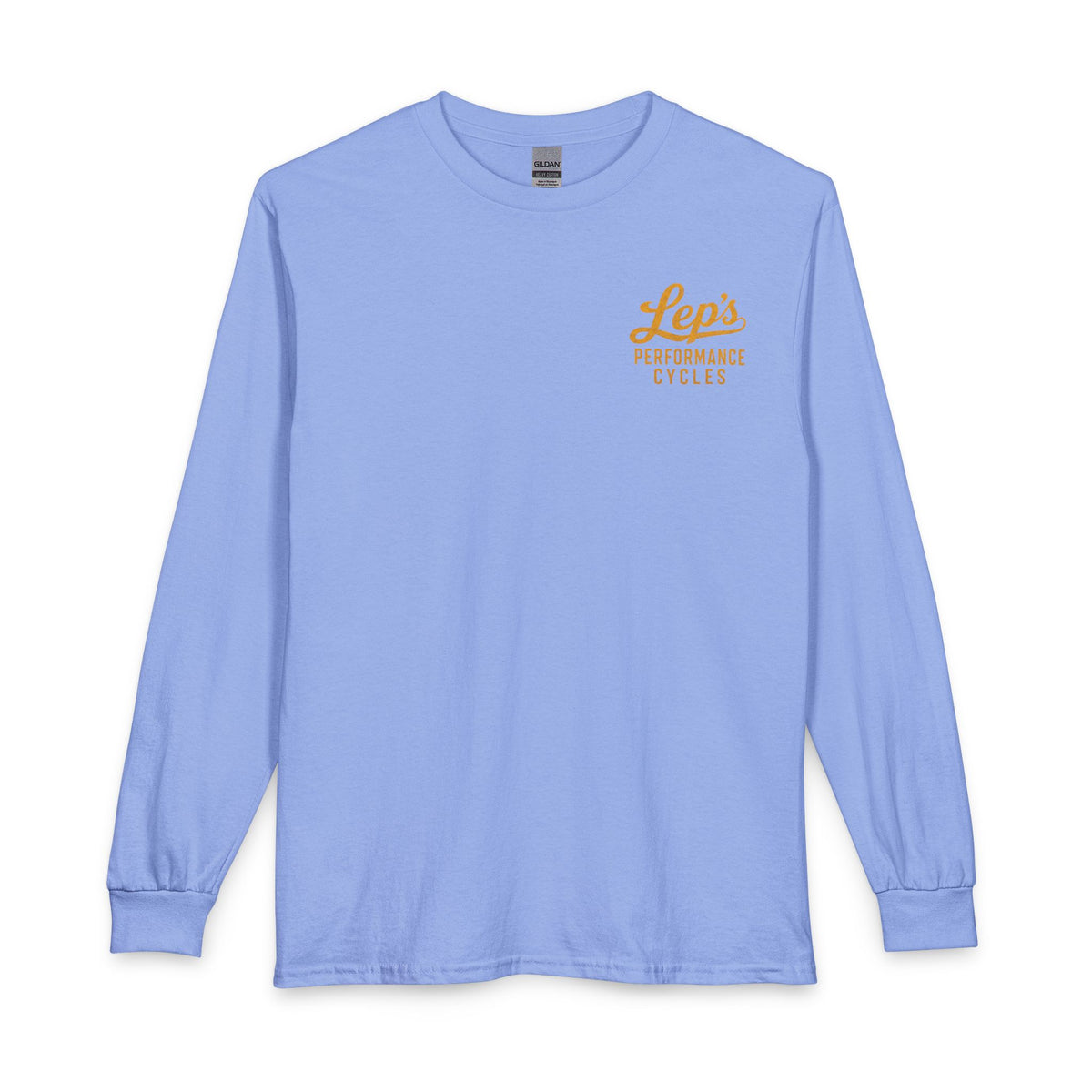 Lep’s Performance Cycles Long Sleeve Tee — Vintage Bike Shop Shirt