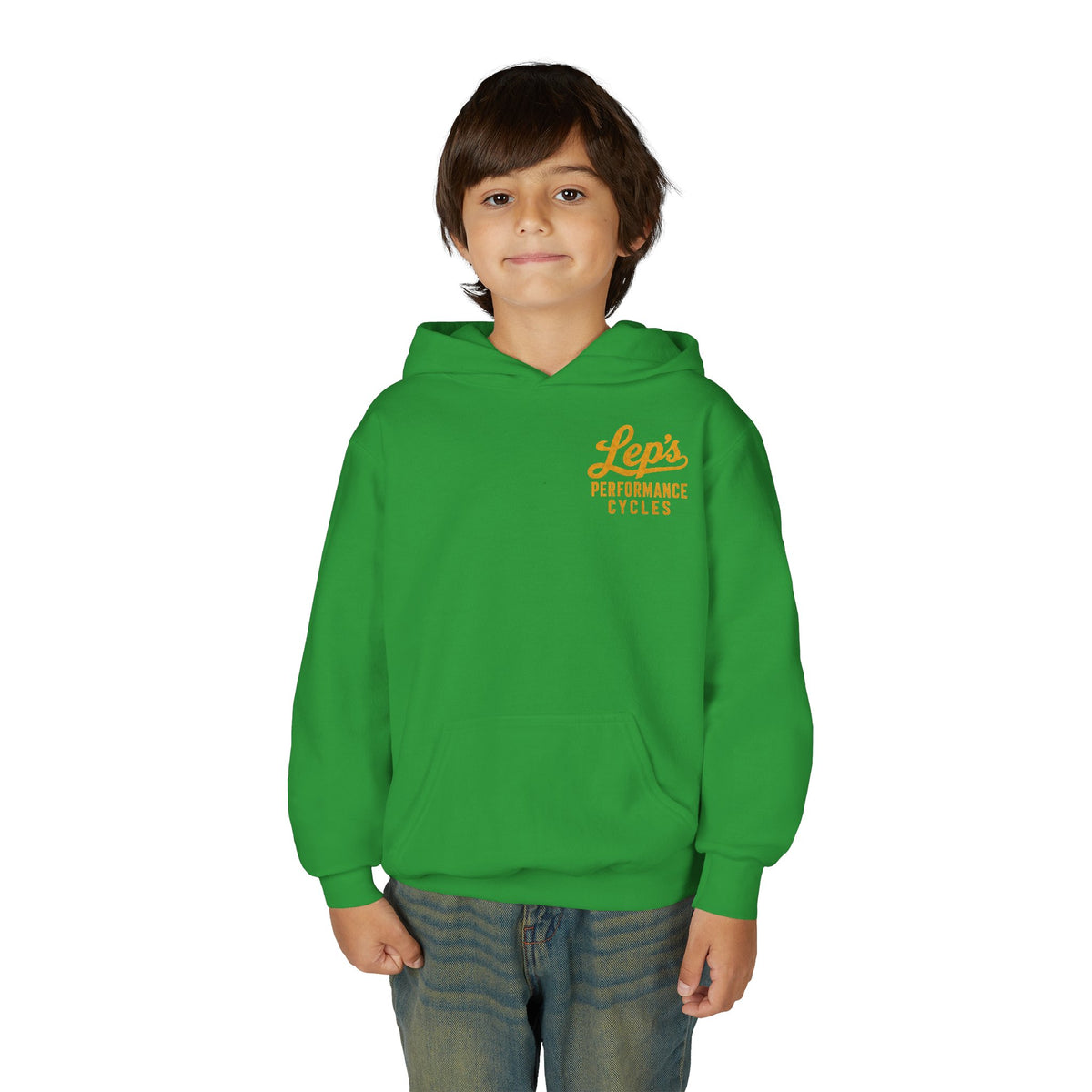 Lep's Performance Cycles Youth Hoodie — Eastland, TX Bicycle Club Sweatshirt