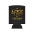 Can Cooler - LEP's Performance Cycles Logo (Eastland, TX)