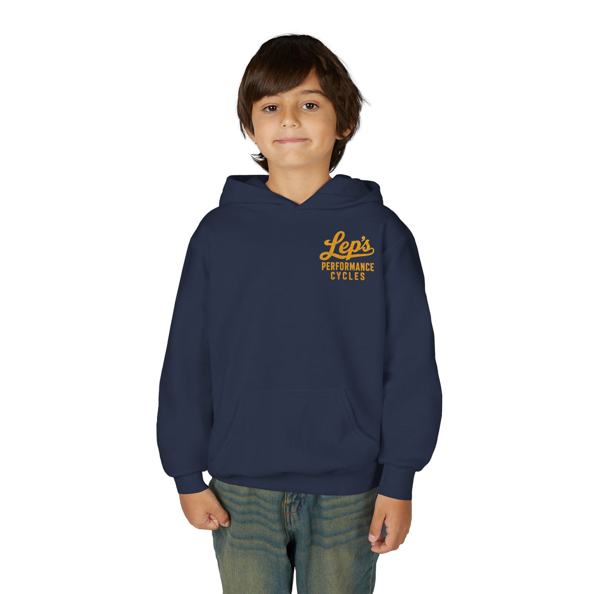 Lep's Performance Cycles Youth Hoodie — Eastland, TX Bicycle Club Sweatshirt