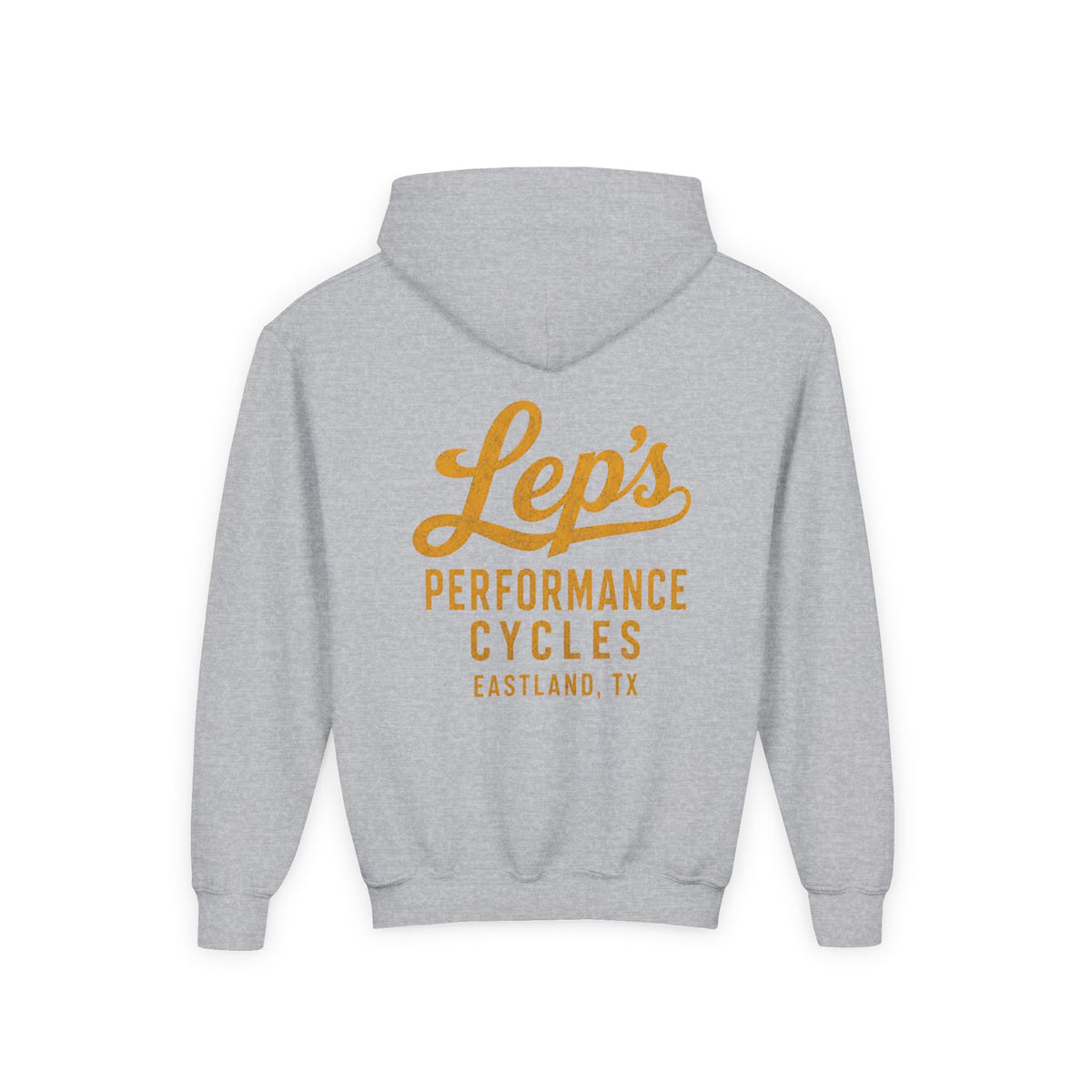 Lep's Performance Cycles Youth Hoodie — Eastland, TX Bicycle Club Sweatshirt