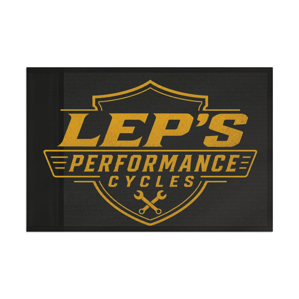 Flag — Lep's Performance Cycles Logo Flag