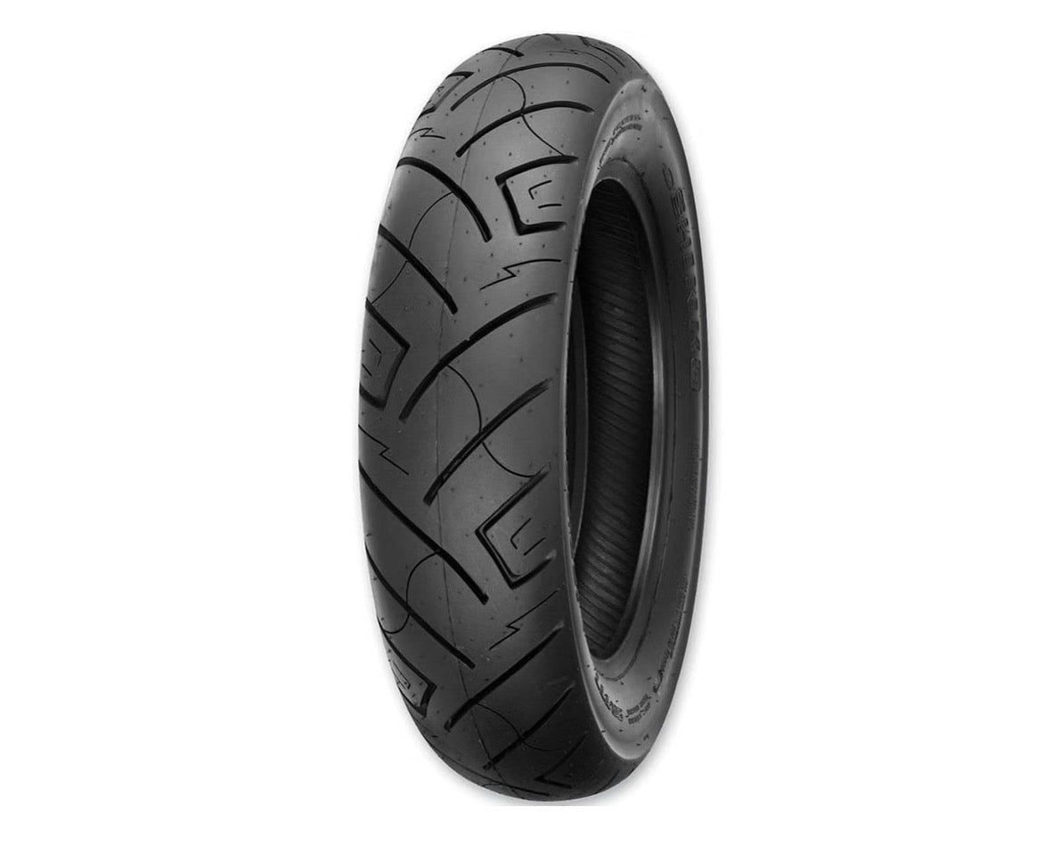 Shinko SR777 HD Black Wall Bias Rear Tire - 180/55-18 84H